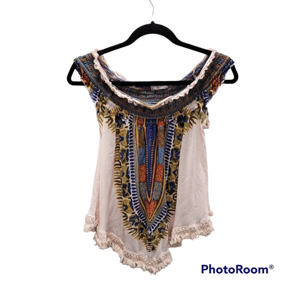 Band of Gypies•Moissanite Multicolored Top •Size S